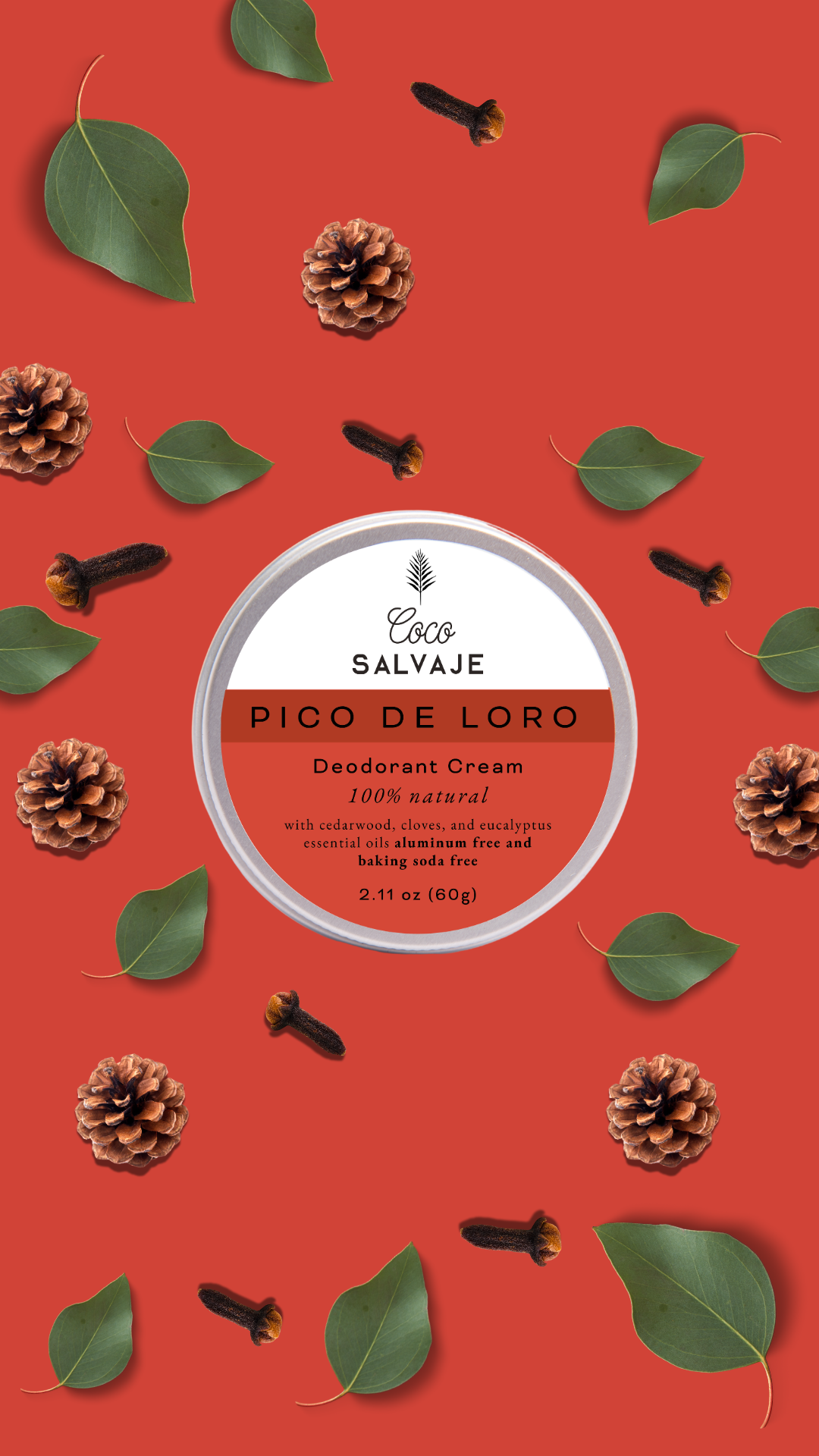 Desodorante en Crema Coco Salvaje 30g