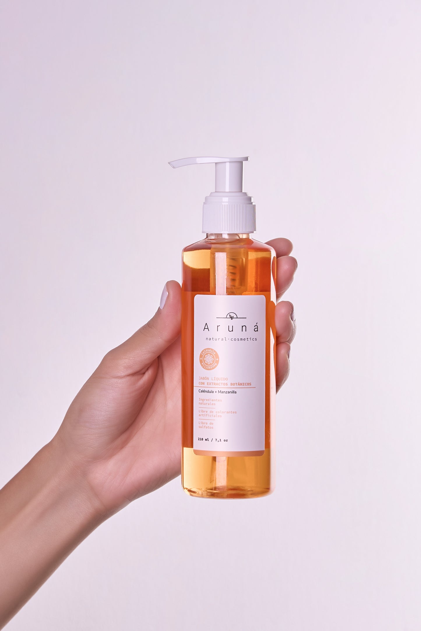 Jabón Facial de Caléndula y Manzanilla Aruná