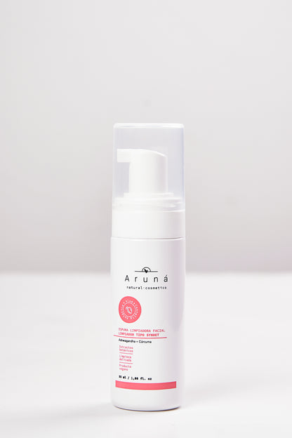 Espuma Limpiadora Facial Ashwagandha + Cúrcuma Aruná