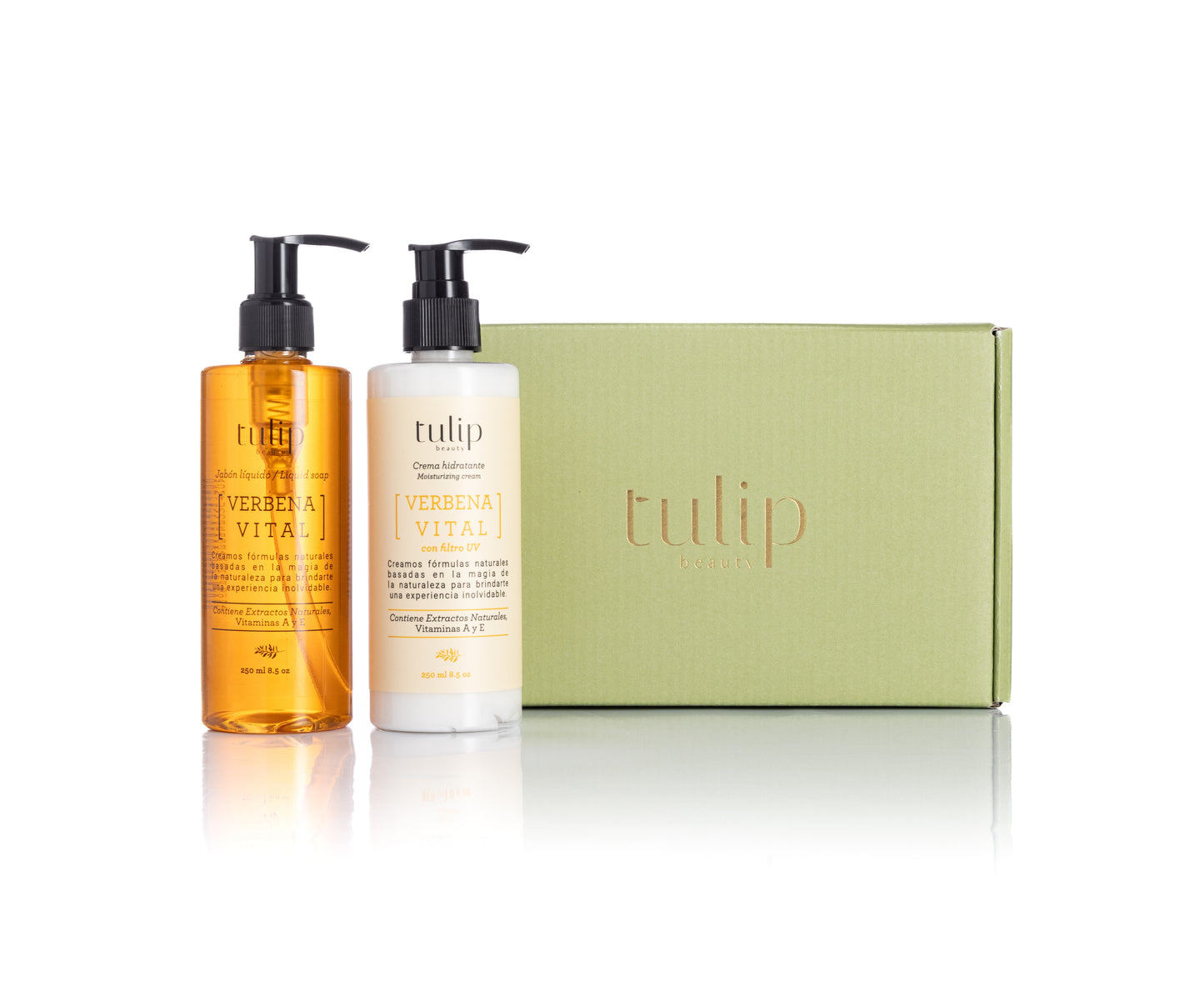 Crema Hidratante y Jabón Líquido Verbena Tulip
