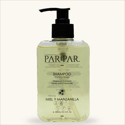 Shampoo Control Grasa Miel y Manzanilla PAR PAR