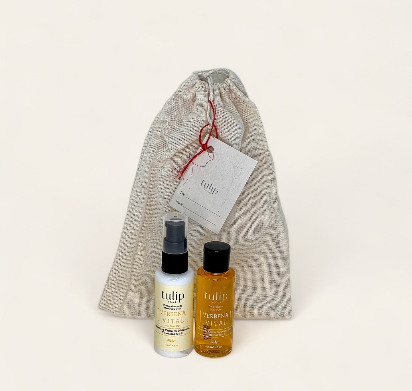 Crema Hidratante y Jabón Líquido Verbena Tulip