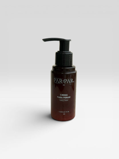 Crema para Peinar Sin Enjuague Par Par