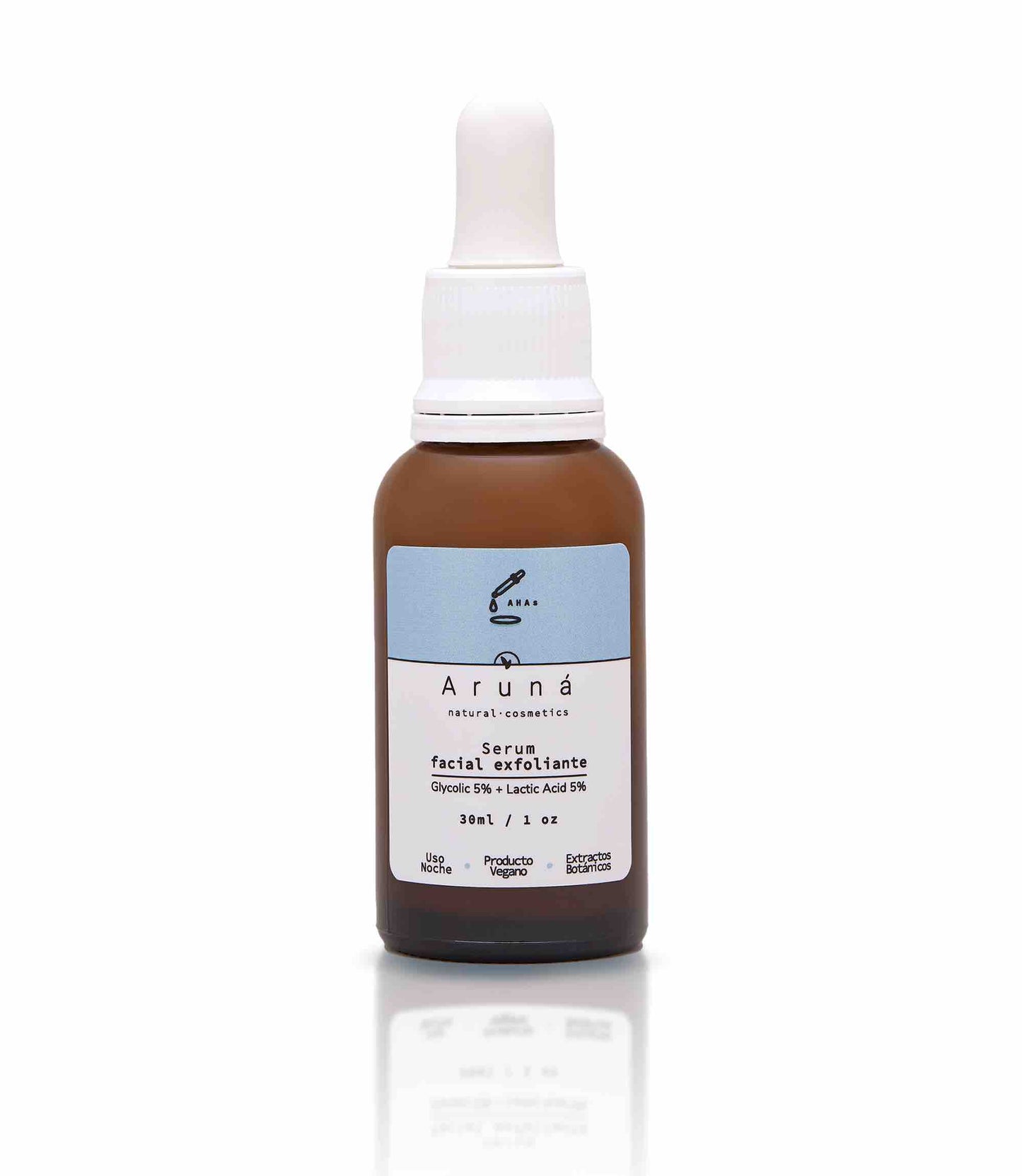 Serum exfoliante ácido glicólico 5% + láctico 5% image 0