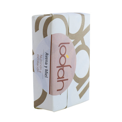 Jabón Natural Loofah Avena y Miel image 0